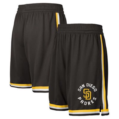 Outerstuff Youth Fanatics Branded Brown San Diego Padres Hit Home Mesh Shorts