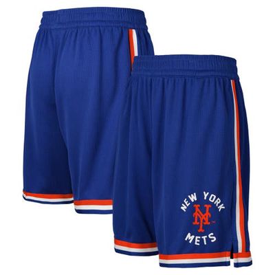 Outerstuff Youth Fanatics Branded Royal New York Mets Hit Home Mesh Shorts