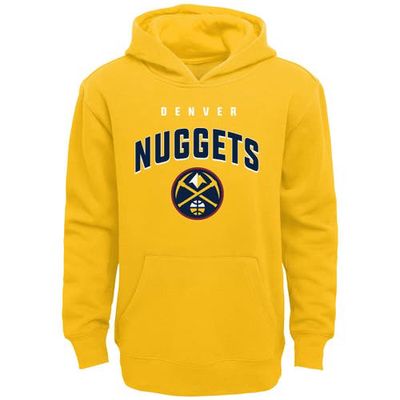 Outerstuff Youth Gold Denver Nuggets Stadium Classic Pullover Hoodie