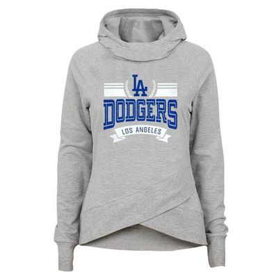 Outerstuff Youth Heather Gray Los Angeles Dodgers Spectacular Funnel Hoodie