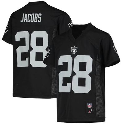 Outerstuff Youth Josh Jacobs Black Las Vegas Raiders Replica Player Jersey