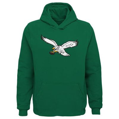 Outerstuff Youth Kelly Green Philadelphia Eagles Retro Pullover Hoodie