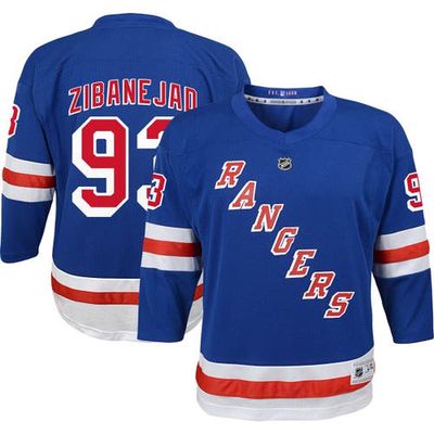 Outerstuff Youth Mika Zibanejad Blue New York Rangers Home Replica Player Jersey