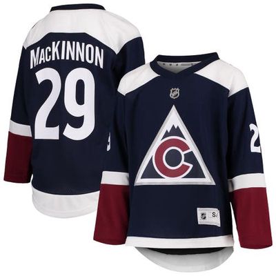 Outerstuff Youth Nathan MacKinnon Navy Colorado Avalanche Alternate Replica Player Jersey