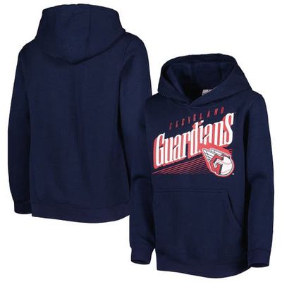 Outerstuff Youth Navy Cleveland Guardians Winning Streak Pullover Hoodie