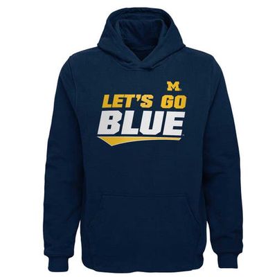 Outerstuff Youth Navy Michigan Wolverines Rep Mine Pullover Hoodie