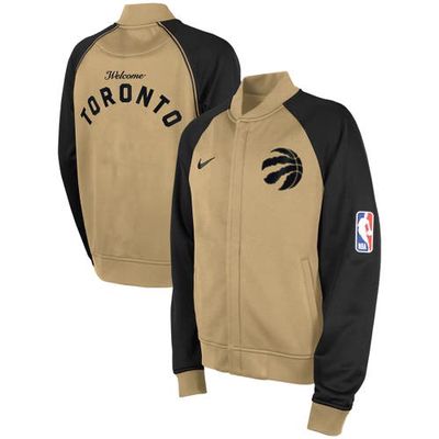 Outerstuff Youth Nike Gold Toronto Raptors 2023/24 City Edition Showtime Thermaflex Full-Zip Jacket