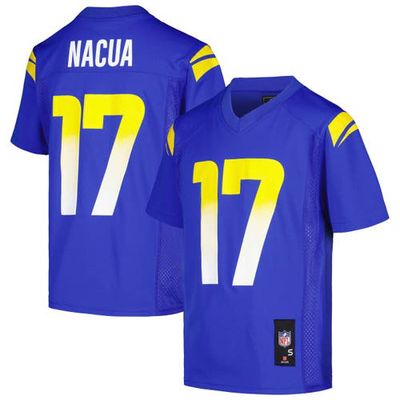 Outerstuff Youth Puka Nacua Royal Los Angeles Rams Replica Player Jersey