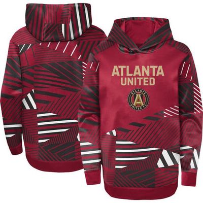 Outerstuff Youth Red Atlanta United FC Pro Sweeper Pullover Hoodie