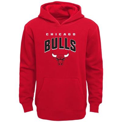 Outerstuff Youth Red Chicago Bulls Stadium Classic Pullover Hoodie