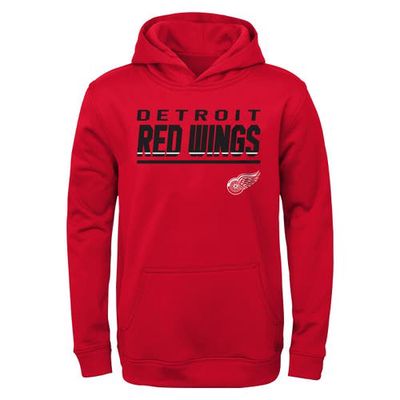 Outerstuff Youth Red Detroit Red Wings Headliner Pullover Hoodie