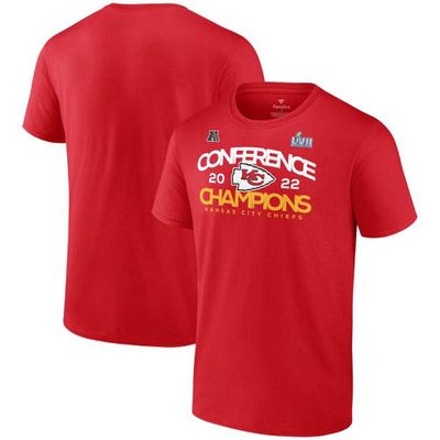Outerstuff Youth Red Kansas City Chiefs 2022 AFC Champions Shadow T-Shirt
