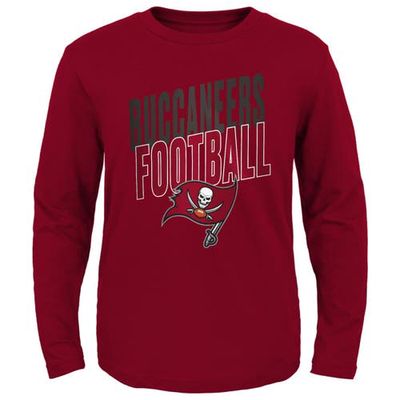 Outerstuff Youth Red Tampa Bay Buccaneers Showtime Long Sleeve T-Shirt