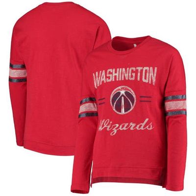 Outerstuff Youth Red Washington Wizards Team Captain Long Sleeve T-Shirt