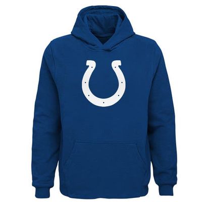 Outerstuff Youth Royal Indianapolis Colts Team Logo Pullover Hoodie