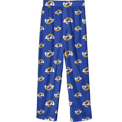 Outerstuff Youth Royal Los Angeles Rams Team-Colored Printed Pajama Pants