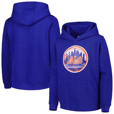 Outerstuff Youth Royal New York Mets Team Primary Logo Pullover Hoodie
