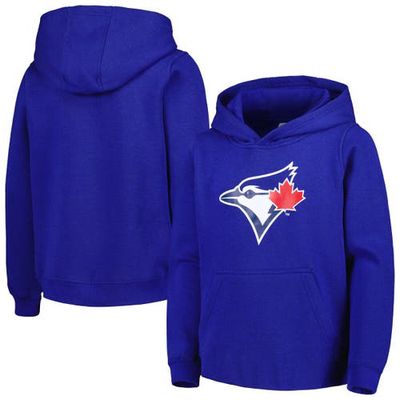 Outerstuff Youth Royal Toronto Blue Jays Team Primary Logo Pullover Hoodie