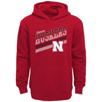 Outerstuff Youth Scarlet Nebraska Huskers Love of the Game Pullover Hoodie