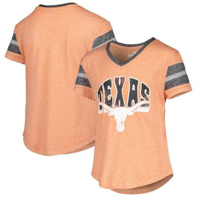 Outerstuff Youth Texas Orange Texas Longhorns Catch The Wave V-Neck T-Shirt in Burnt Orange