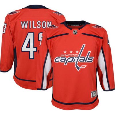 Outerstuff Youth Tom Wilson Red Washington Capitals 2022/23 Premier Player Jersey