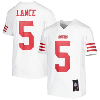 Outerstuff Youth Trey Lance White San Francisco 49ers Team Replica Player Jersey