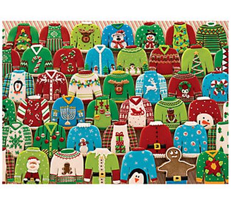 Outset Media Ugly Christmas Sweaters 1000 Piece Jigsaw Puzzle