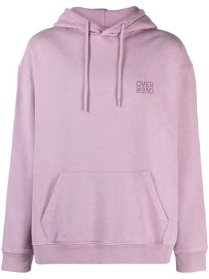 OVER OVER Over Over Easy cotton hoodie - Purple