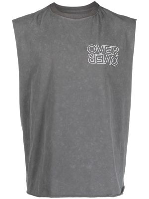 OVER OVER sleeveless cotton tank - Grey