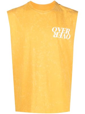 OVER OVER sleeveless cotton tank - Yellow
