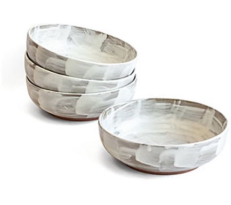 overandback Huxley Set of 4 Dinner Bowls