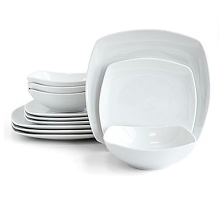 overandback Mari 12-Piece Dinnerware Set