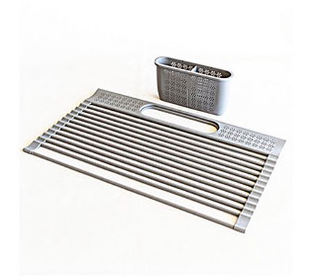 overandback Roll Up Drying Rack with Caddy