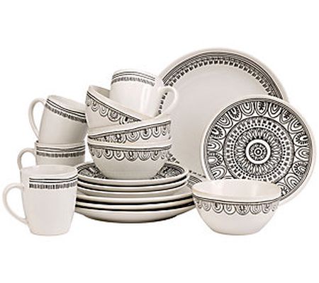 overandback Soho 16-Piece Dinnerware Set