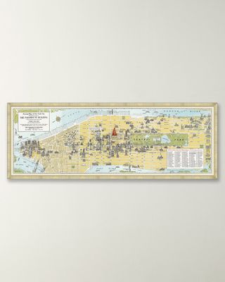 Oversized Pictorial Map of New York