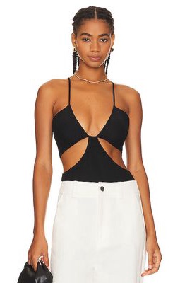 OW Collection Gabi Bodysuit in Black