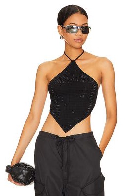 OW Collection Verda Top in Black