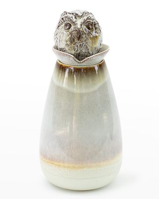 Owl Canopic Vase - 12"