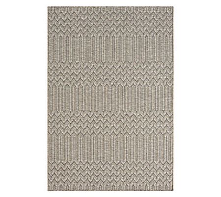 Ox Bay Colleen Geometric Indoor/Outdoor Area Ru , 5' x 7'