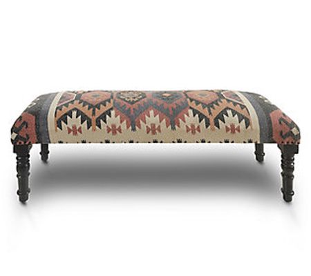 Ox Bay Colorful Southwestern Indoor Bench