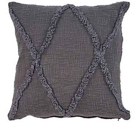 Ox Bay Diamond Tufted Large Throw Pillow