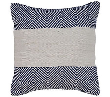 Ox Bay Nautical Diamond Throw Pillow