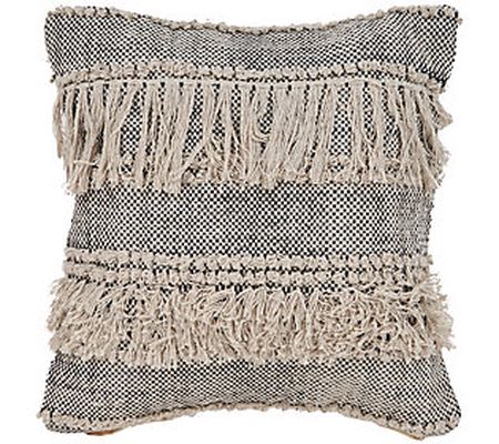 Ox Bay Trading & Supply Co. Overtufted Farmhous e Pillow