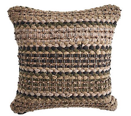 Ox Bay Verdant Weave Throw Pillow