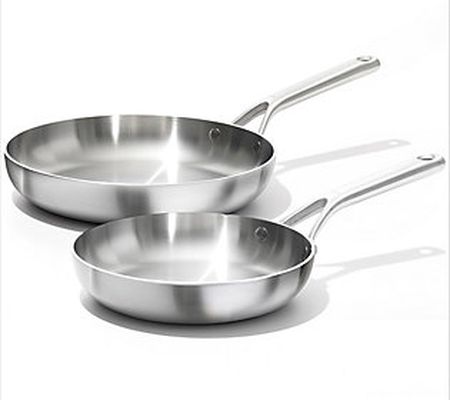 OXO Mira 2-pc Stainless Steel Frying Pan Set