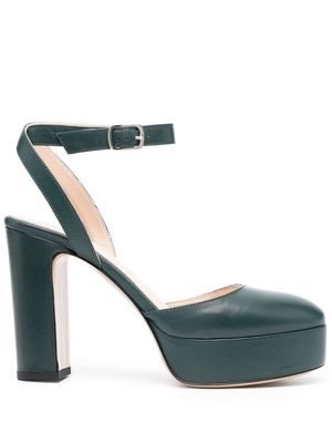 P.A.R.O.S.H. 115mm heeled leather pumps - Green