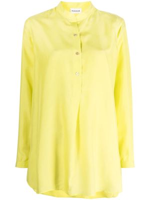 P.A.R.O.S.H. Abito silk tunic shirt - Yellow
