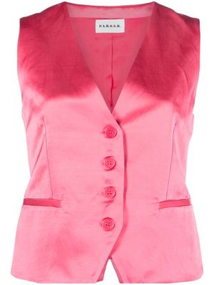 P.A.R.O.S.H. adjustable-fit satin waistcoat - Pink