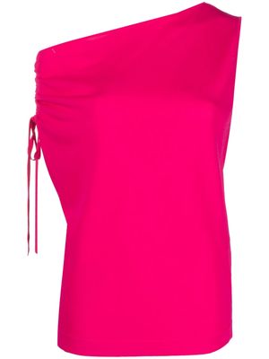 P.A.R.O.S.H. asymmetric tie-fastening top - Pink
