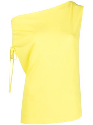 P.A.R.O.S.H. asymmetric tie-fastening top - Yellow